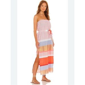 Lemlem Striped Strapless Maxi Dress